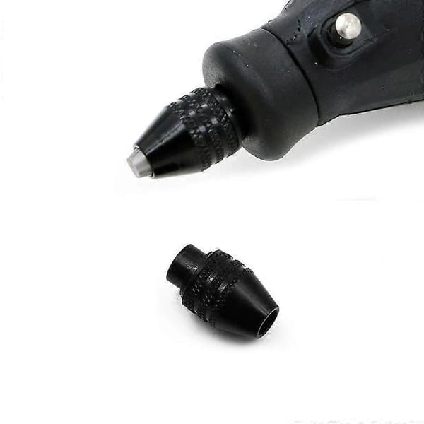 M8x0,75 mm spændetang til elektrisk sliber, legering, sort, længde 2,4 cm & 1,8 cm
