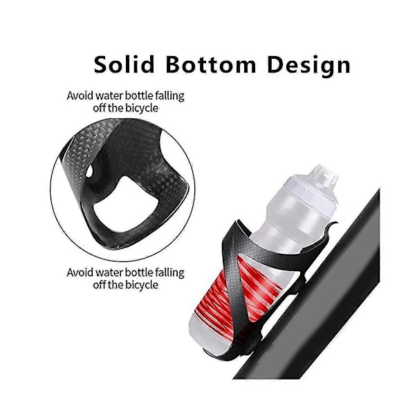 Mat Ultralet 3k Fuld Carbon Fiber Racercykel Vandkopholder Mountainbike Vandflaskeholder