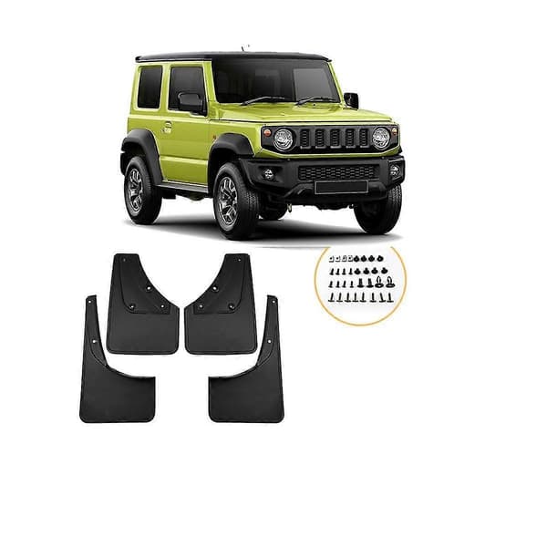 Bil Mudderklapper Til Jimny 2019-2023 Stænkskærme Mudderbeskyttere Stænkklapper Tilbehør Sort Y