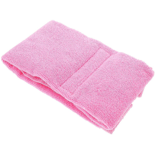 Liten Gymhandduk för Svett Träningshandduk Portabel Svettabsorberande Rosa 38.50X12.00X1.50CM Stabil och Säker 1Set