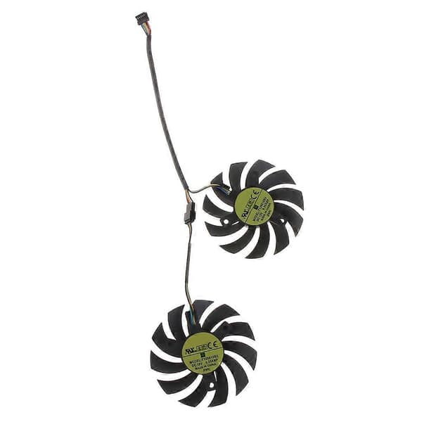 1/2PC 74mm Grafikkort Køleventilator FD7010H12S 5Pin 12V GPU Køler til ASUS