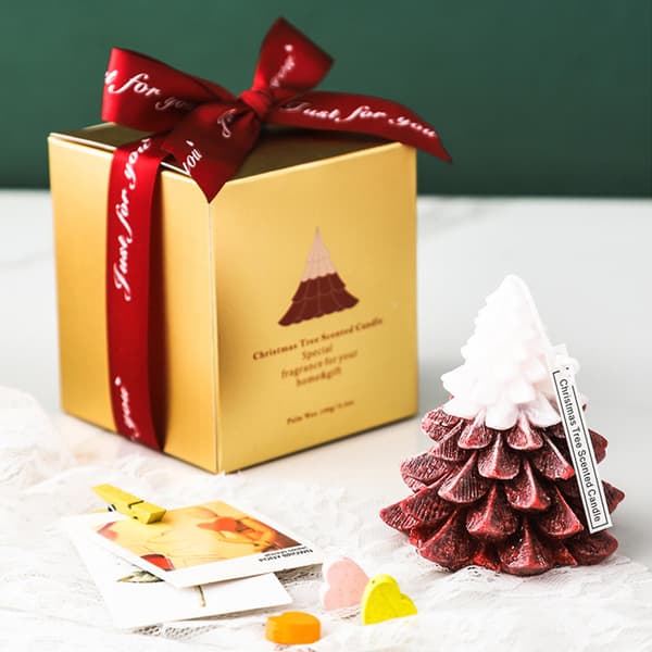 Juletre Pinecone Duft Aromaterapi Lys For Reise Hjem Bryllup
