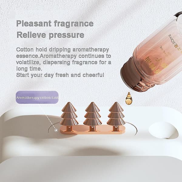 400 ml luftfukter bærbar oljediffuser USB LED-lys aromaterapi trådløs søt luftfukter
