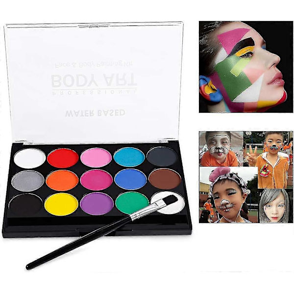 12 Makeup Boxes Set Børne Makeup Palette Med Børste