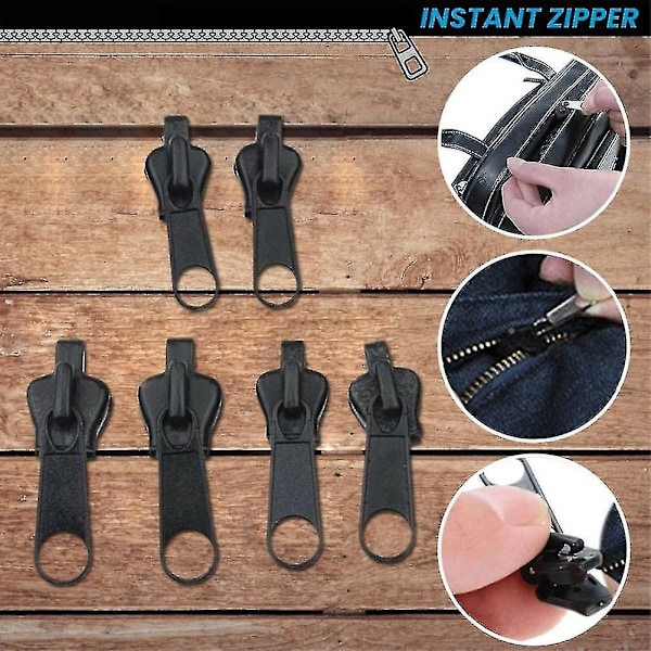 6-pack Universal Snabbspännare för Blixtlås - Köp 1 Få 2 Set