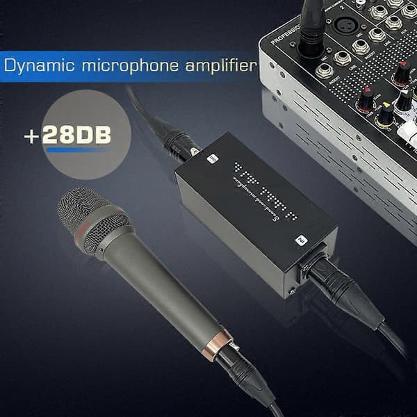 Dynamisk Preamp Clean Gain, Dynamisk Mikrofonforforsterker for Klare Opptak