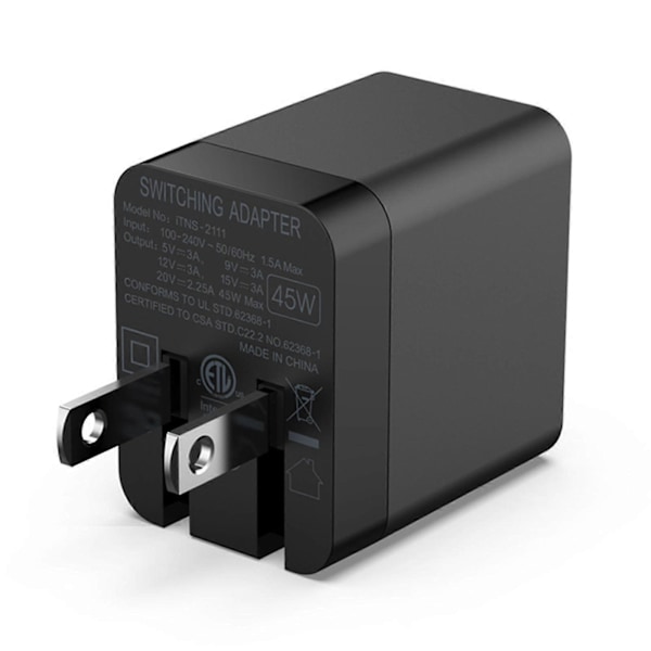 NS OLED Spelkonsol Snabbladdning Fire Bull Strömadapter för Switch