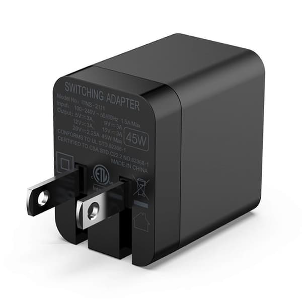 NS OLED Spillkonsoll Hurtiglading Fire Bull Strømadapter for Switch