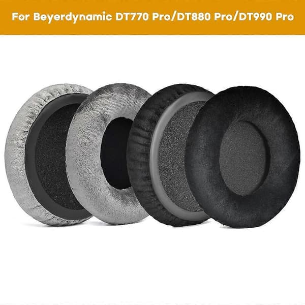 Øreputer til headset for DT770 Pro DT880 Headset, langvarige øreklokker