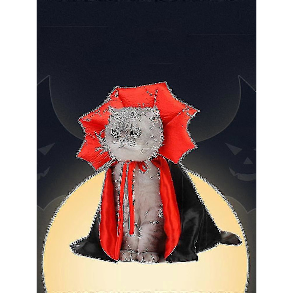Kapper Cosplay Vampyrkappe Kæledyrsartikler Tøj Halloween Søde Dragter Udklædning - ZZY