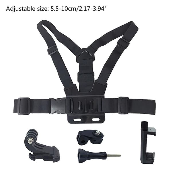 Action Camera Stropper Beslag til Go pro Hero 9 8 7 6 5 Session Kit til Go pro