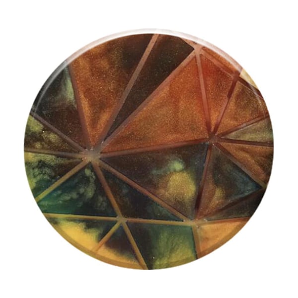 DIY Konst Hantverk Koppar Matta Dekor Form Geometrisk Cirkel Rund Mugg Pad Gjutform-fg
