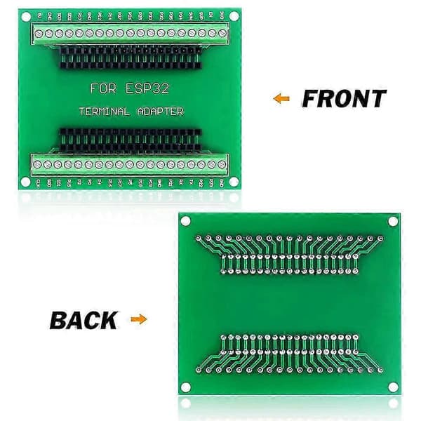 4 stk. ESP32 Breakout Board GPIO 1 til 2 for 38-bens smal version ESP32 ESP-WROOM-32 Mikrocontroller