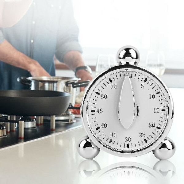 60 Minuter Köks Mekanisk Timer Bakning Matlagning Påminnelse Alarm Högljudd