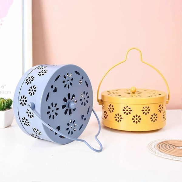 Myggespoleboks Retro Genanvendelig Smedejern Klassisk Design Røgelsesbrænderholder til Camping-ZZY