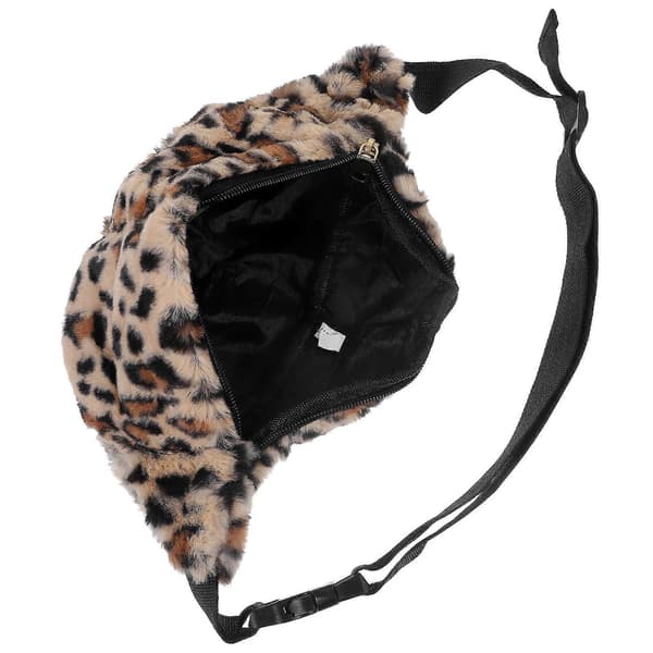Leopardmönstrad axelväska, stilfull accessoar för livsstil