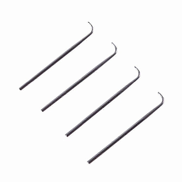4st Ventileringsnålar +1 Mässingshållare för Tillverkning/Reparation av Spetsperuker Toupee Hårstycke Peruk Knuthake