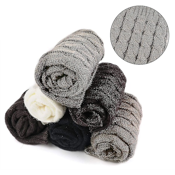 2 paria naisten leggingsejä, säärystimiä (2 kpl, valkoinen, harmaa)