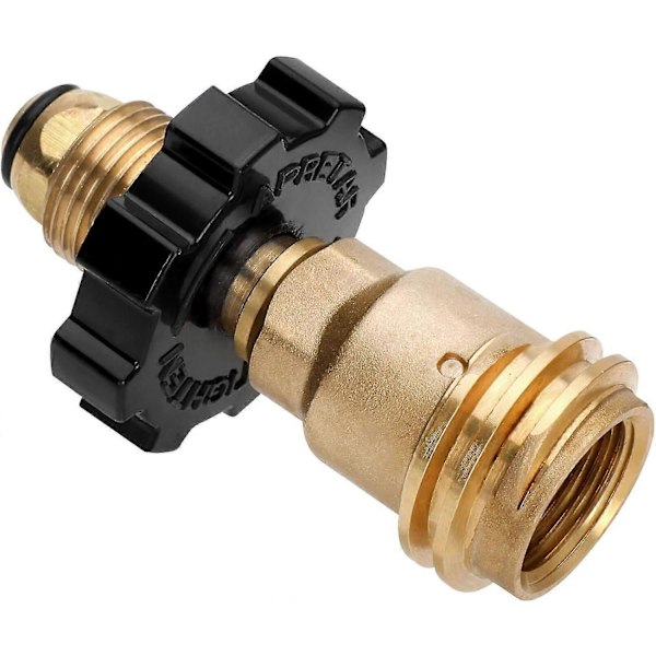 Helt Ny 100lb Propan Tank Adapter, Universell Passform POL Propan Tank Adapter Konverterer POL til QCC1, LP Tank Ad 2054