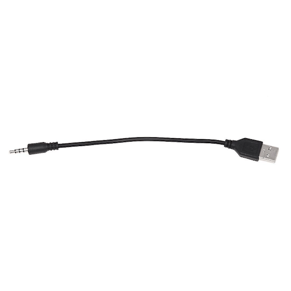 3,5 mm:n pistoke Aux-äänikaapeli USB 2.0 -uros latauskaapelisovittimeen autolle MP3