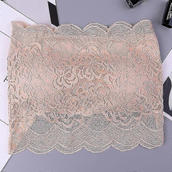 Blomstrete blonde tubetopp BH Bandeau Stroppeløs BH Sømløs Elastisk Brystwrap for kvinner (3 stk, Hvit, Hudfarget, Svart)