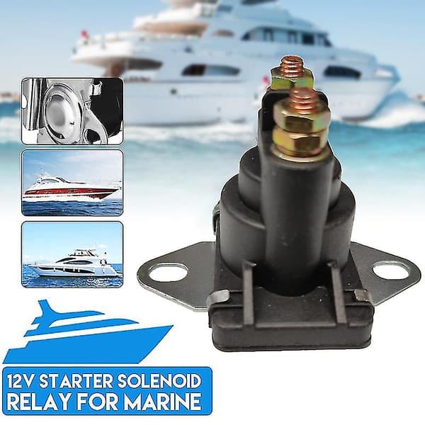 Relæsolenoid til Mercruiser & Mercury 89-96158t 89-846070 12v