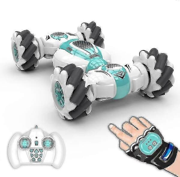 RC Stuntbil Fjärrkontroll Klocka Gest Sensor Deformerbara Elektriska Leksaksbilar