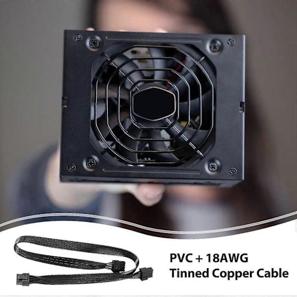 PCI-E 8-nastainen - kaksois 8-nastainen (6+2-nastainen) virtalähdekaapeli V Gold -sarjan V750 V650 V550 modulaarisille virtalähteille