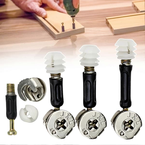 Møbelkamlåser Festemidler Profesjonell finish Estetisk appell for DIY møbelkonstruksjon 40mm 50PCs