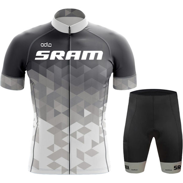 SRAM Miesten Pyöräilyvaatteet Kesä Miesten Setit 2023 Mtb Set Urheiluvaatteet Shortsit Univormu Jersey Housut Mies Vaatteet Paita Ruokalappu Beige M