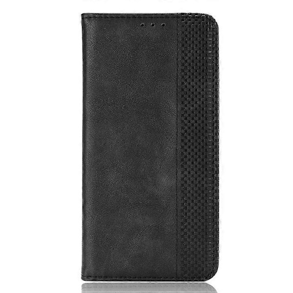 Kompatibel for vivo Y17s 4G Deksel PU Lær Full Beskyttelse Telefondeksel Black