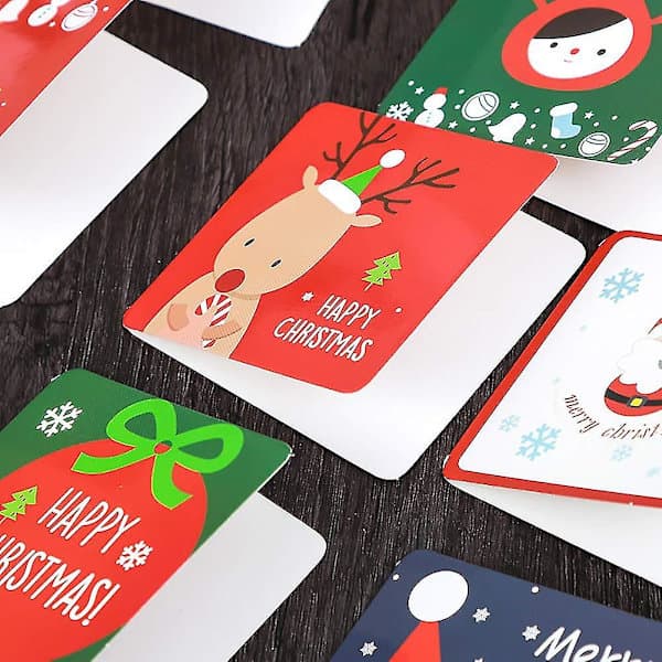 Stor pakke - Vinter God Jul-kort 144 stk
