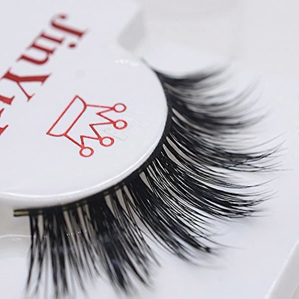 Nighteyes66 3D Naturlige Løse Øyevipper Vippe Extensions Sminke