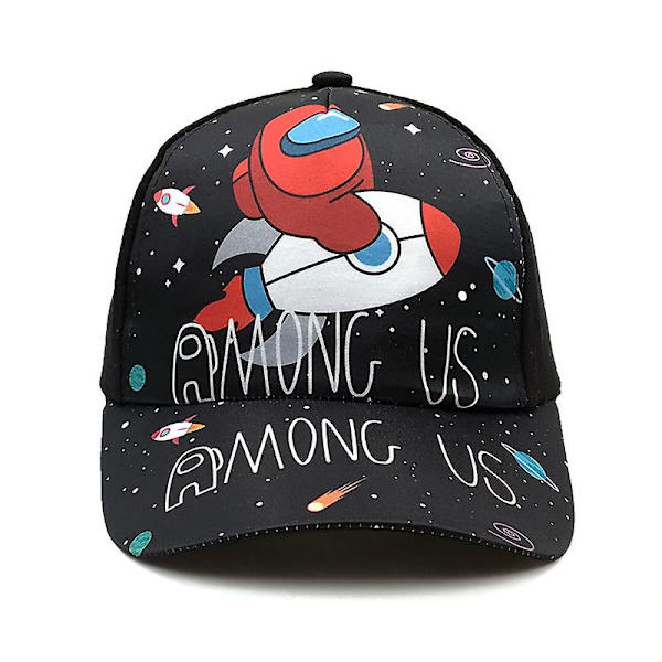Among us ​​Bedragare och Crewmate Cap Barn Pojke Flicka Hatt Printed Cap för barn Tecknad solhatt style 6