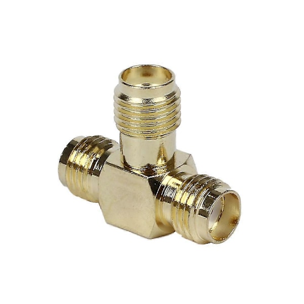 Sma Hunn Til To Sma Hunn Trippel T Rf Adapter Kobling 3-veis Splitter-haoyi