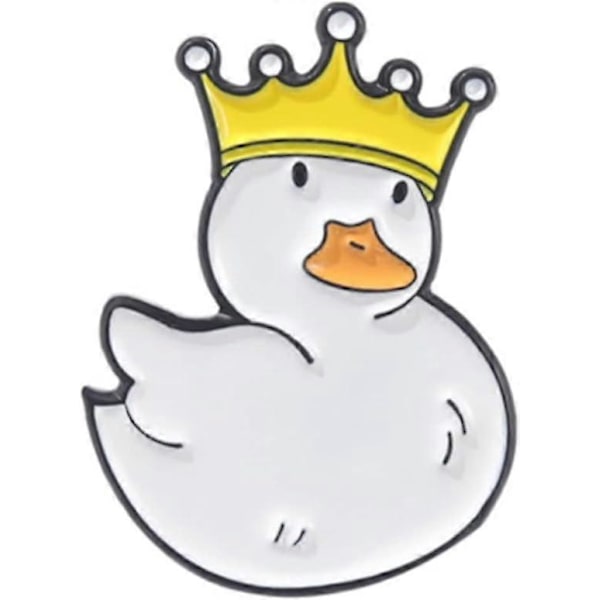 Söt djur emalj pin söt anka lapel badge brosch tecknad pin lämplig för ryggsäck kläder hatt intressant pin