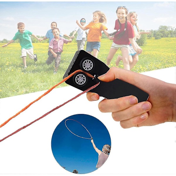 Repslansering, Zipstring Rep Propeller Med Repkontroll, Rolig Kreativ Festleksak Bärbar Elektrisk Leksak För Alla Åldrar-ZZY
