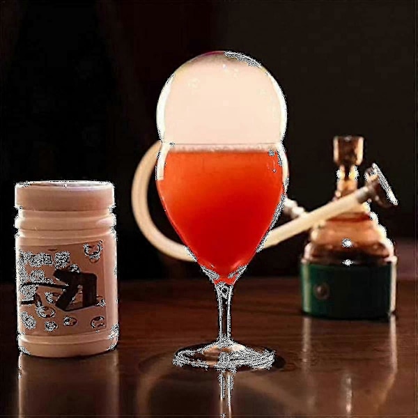 Cocktail Røyker Bærbar Molekylær Matlaging Røykepistol Mat Røyker Holdbar Boblevannsspreder For Bar Kjøkken-ZZY