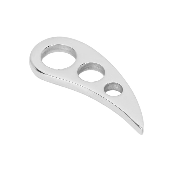 Gua Sha Værktøj Rustfrit Stål Skrabemassage Muskelafslappende Værktøj 7x3cm til Fødder Ankler Ben