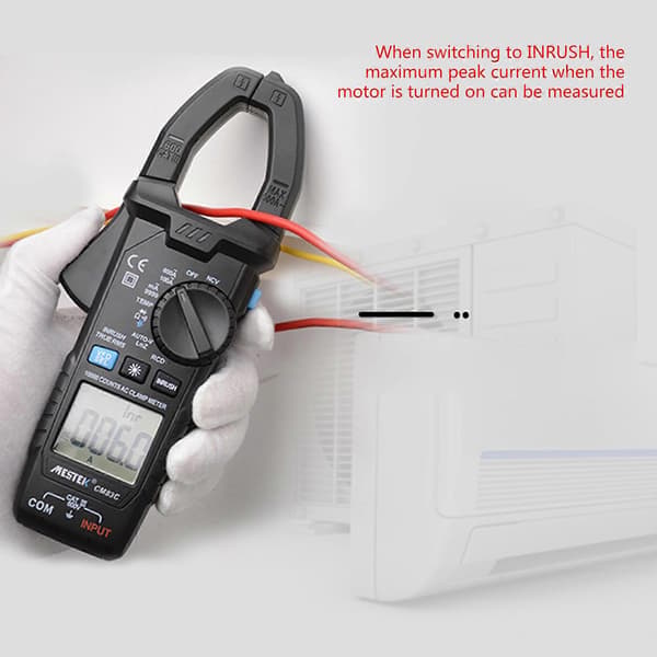 Digital Clamp Meter True RMS Auto-Ranging 10000 Counts Meter Hz Temperatur Ohm