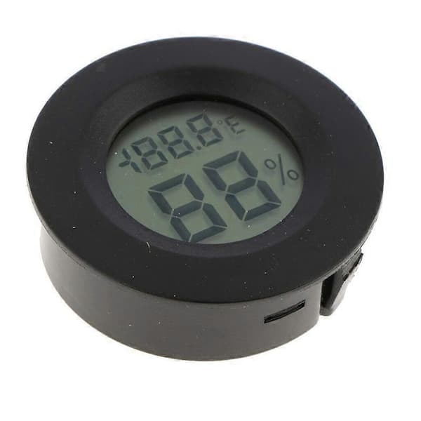 Mini Digital LCD-skjerm Fuktighet Temperaturmåler Overvåking Temp Termometer
