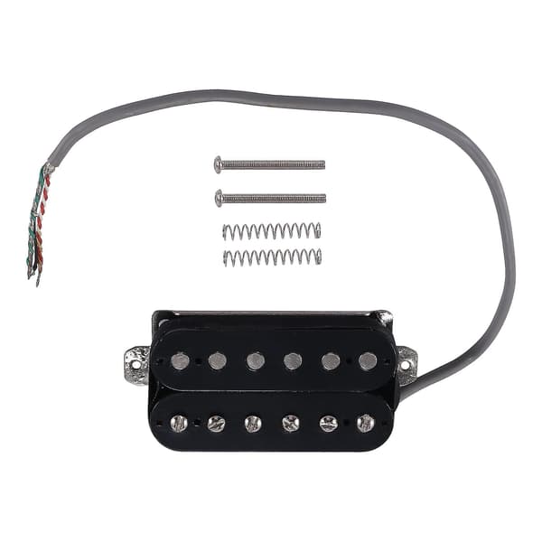Elektrisk Gitarr Humbucker Mickar Stall Alnico V Pickup Svart