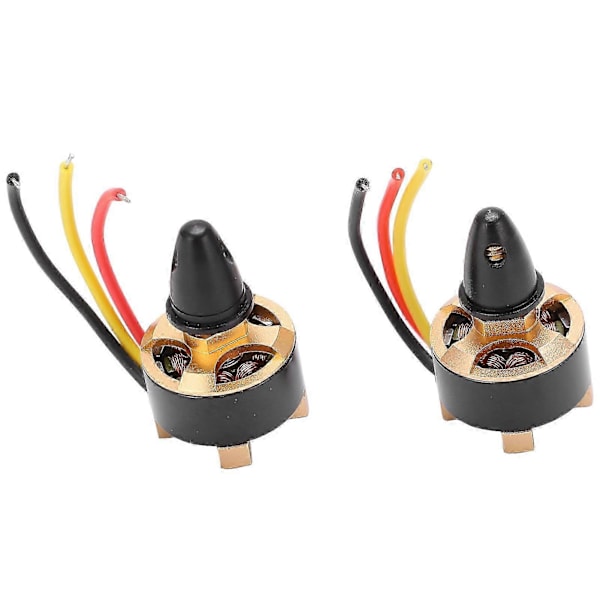 2 stk. RC 1306 3100KV børsteløs motor, stærkt tryk, lav støj, stabil, bærbar, holdbar RC fly børsteløs motor