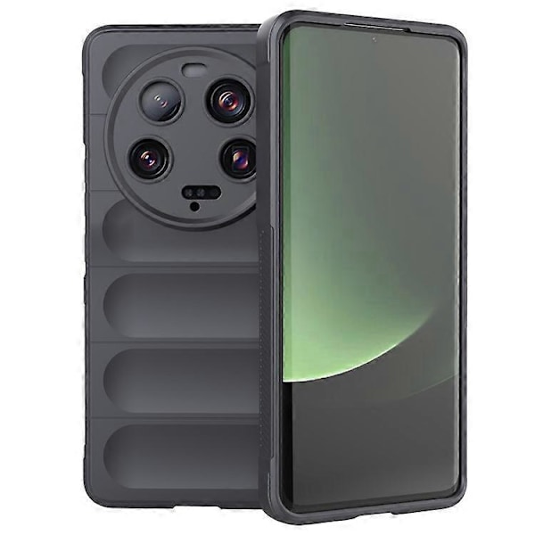 Kompatibel med Xiaomi 13 Ultra Myk TPU Mobiltelefon Deksel Fallsikker Beskyttelsesdeksel DarkGrey