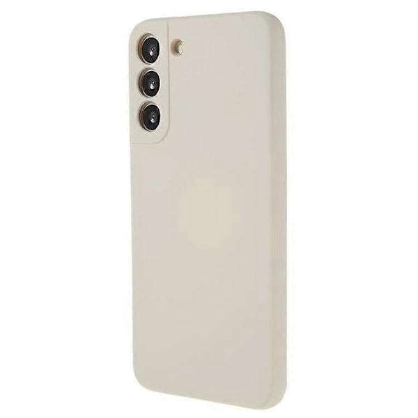 Kompatibelt för Samsung Galaxy S21 FE 5G Gummibelagt TPU-telefonfodral Fiberfoder Anti-Repskydd White