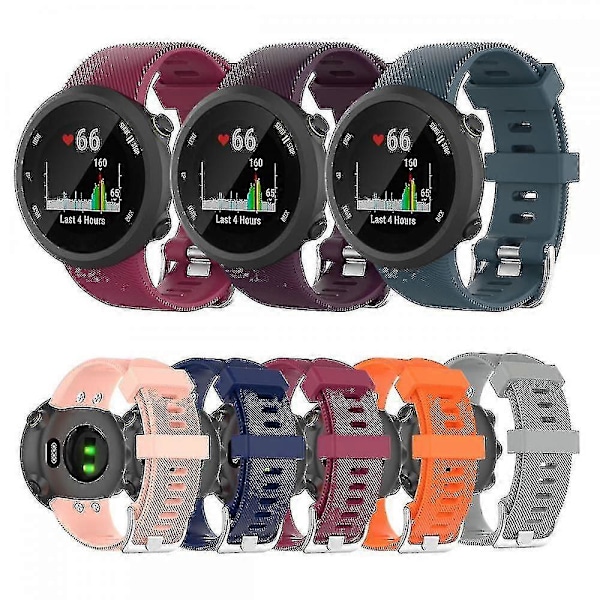 Utskiftingsarmbånd for Garmin Forerunner 45 / 45s Smartklokke Rem Silikonklokkeetui for Garmin Forerunner 45 45s Armbånd