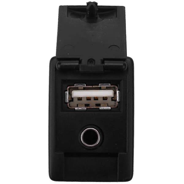 Bil AUX USB Port Adapter Jack Auto för för Yaris för 86190-0R010 Plast