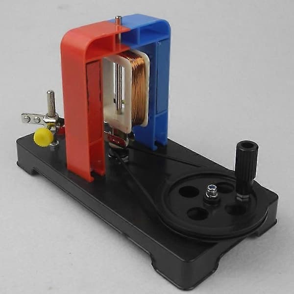 DIY Hånd Elektrisitet Generator Modell AC-DC Elektrisk Generator Fysisk Eksperiment Leker for Utdanning