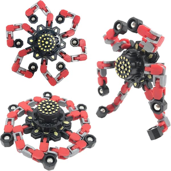 Fidget Spinnere 4 Pakker Deformasjon Fidget Spinner Fidget Leker Barnas Dag Bursdagsgave Fidget Leker for Barn Gutter Jenter