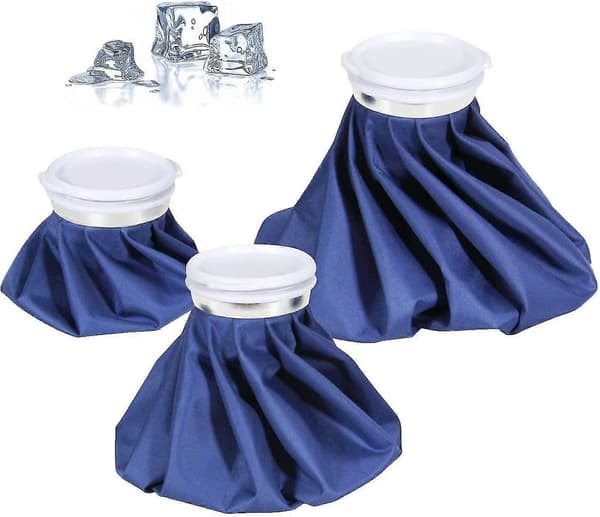 Ispåse Varmvattenpåse för Skador 3-pack, 3 Storlekar 6\"/9\"/11\"
